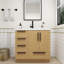 Meuble-lavabo autoportant avec tiroirs latéraux Carla-2065890034-2065890035