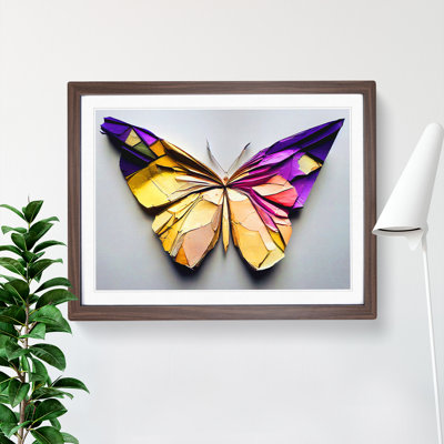 Shining Butterfly - Framed Print