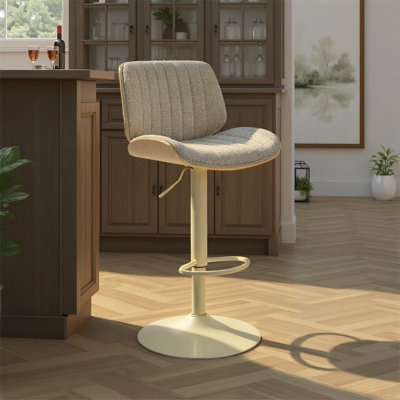 Swivel Yes Bar Stool with Steel Frame