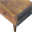 Table basse Sonata, 4 tiroirs, pieds nordiques, brun châtaignier-247929011