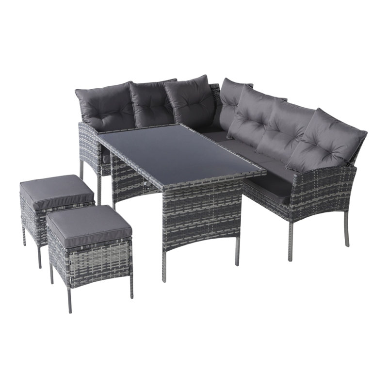 Lucien 7 - Person 120cm Long, Grey