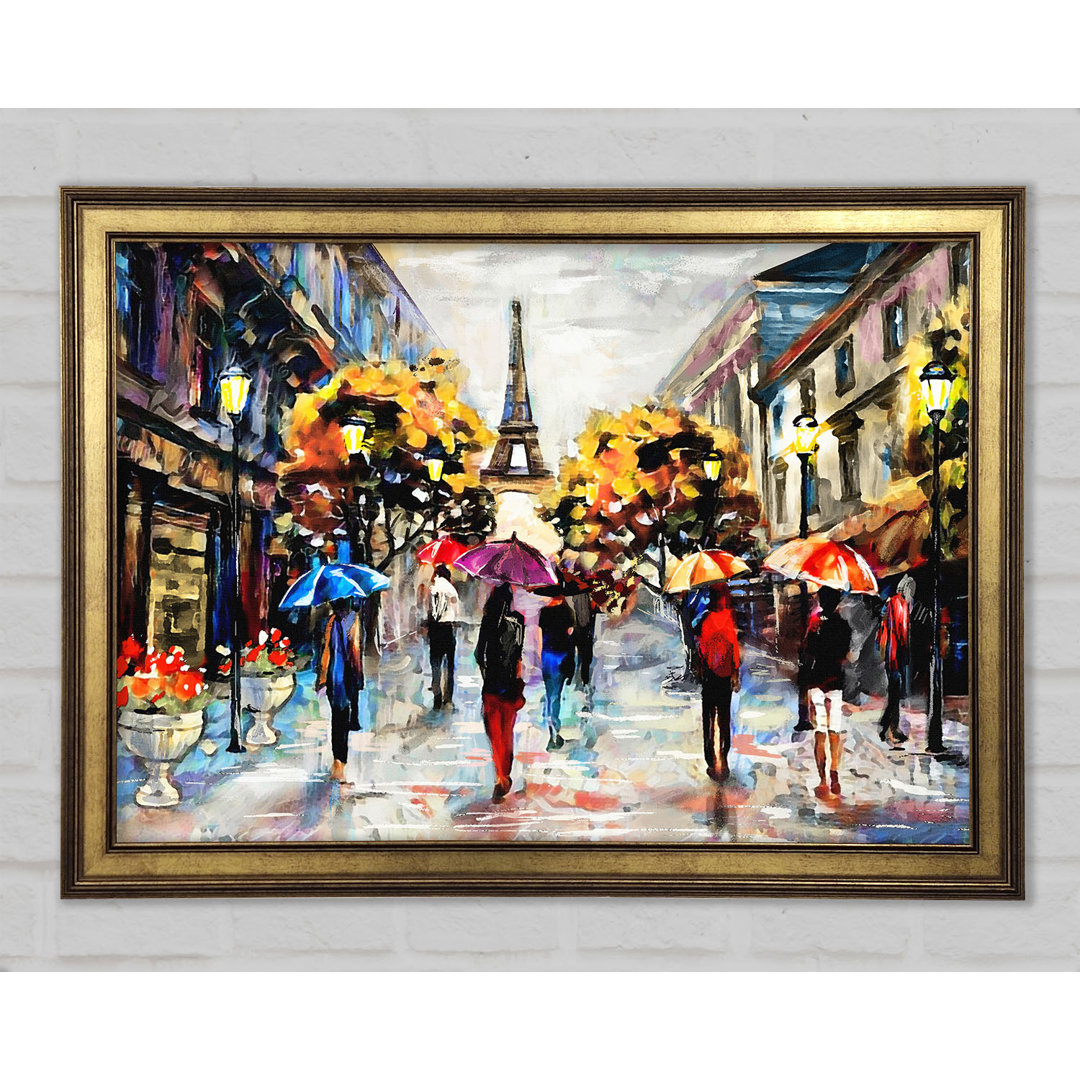 Paris In The Morning - Einzelne Bilderrahmen Kunstdrucke