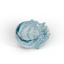 Verre lagon coquillage, turquoise