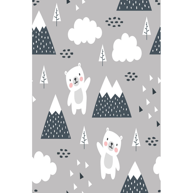 Premium Hall Carpet, 3.3 x 6.6 Feet, 100% Polyester, 0.3 in Pile Height | Antibacterial, Non-Slip Underside, Machine Washable | Elegant 3D Digital Print Design, Perfect for Entryways & Living Rooms