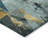 Machine Washable Indoor/Outdoor Xhevrie Teal Rug-1619608441