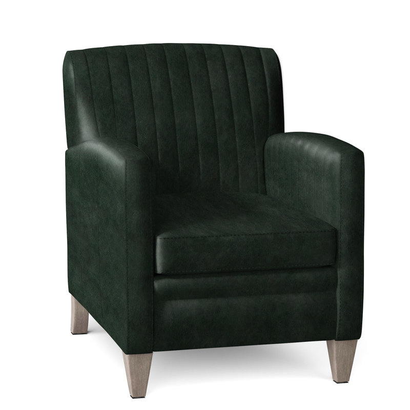 Barnabus Chair, Stone, Anilina Hunter Genuine Leather