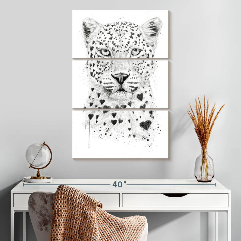 Brampt Lovely Leopard, 32" H x 20" W