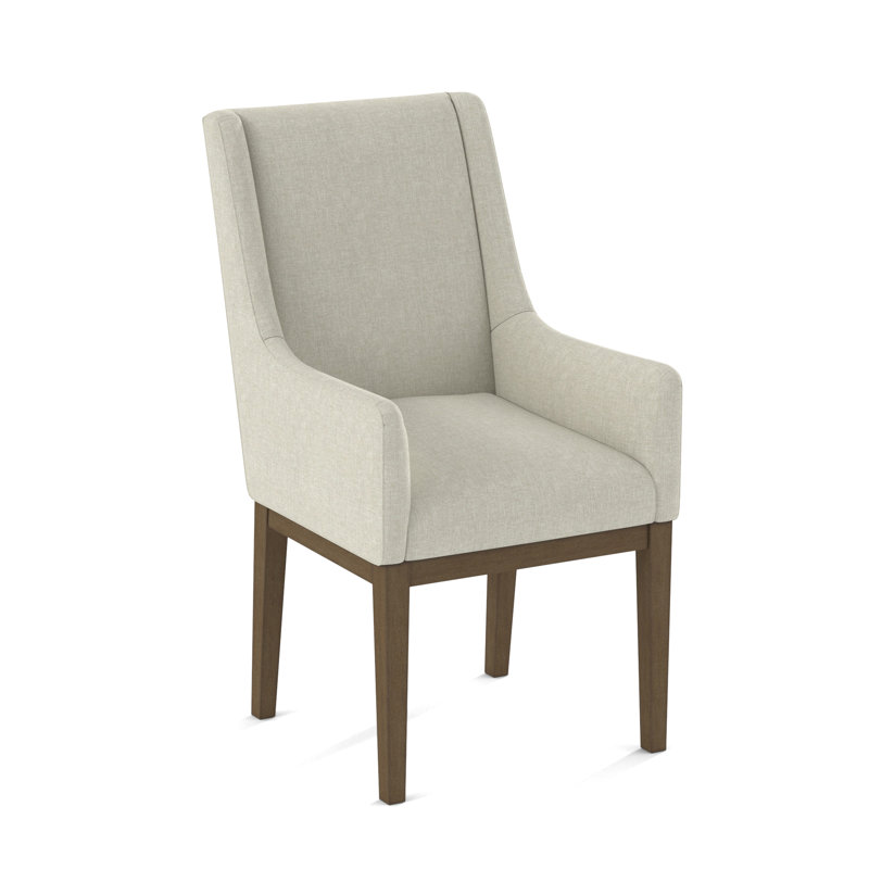 Upholstered Arm Chair, Rumor Dymond Dust, Weathered Gray