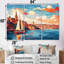 Sydney Harbour, coucher de soleil, côtes III - art mural côtier paysage portuaire-1070920979-1070920982