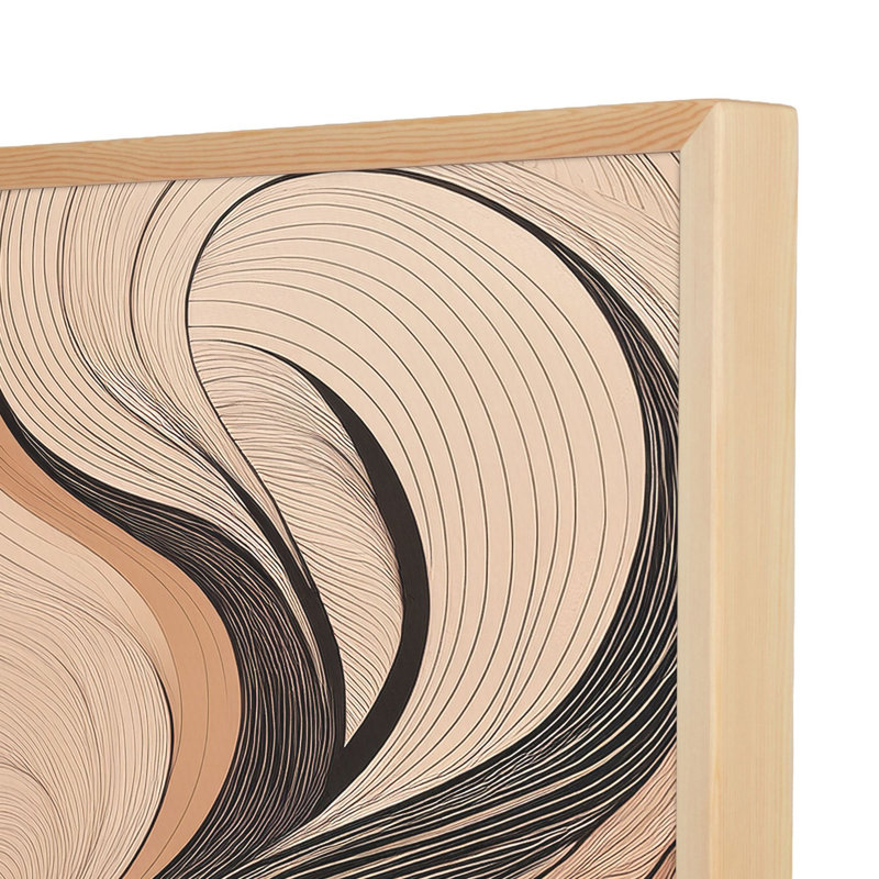 Peinture décorative sur toile encadrée