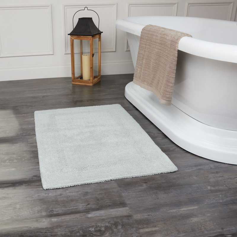Tapis pour salle de bain Edilio, Argent, L 24 po x L 36 po