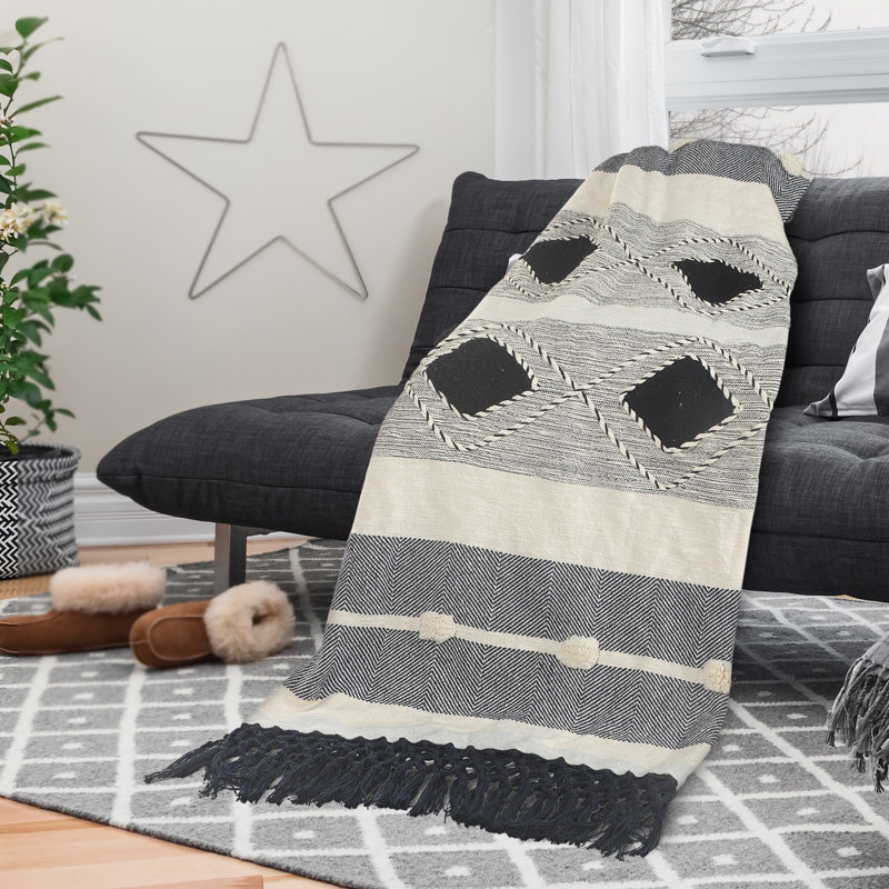 Throw Blamket Hand Woven Throw Blanket
