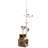 Adjustable Hright 6-Tiers Floor To Ceiling Cat Tree With Litter Box-2145788344