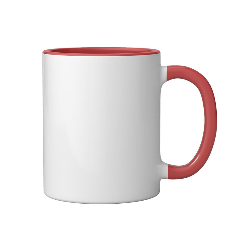 Ceramic Coffee Mug, Red