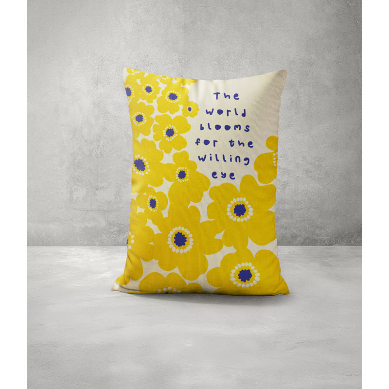 Coussin Willing Eye, Jaune