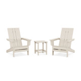 POLYWOOD by AllModern Outdoor Adirondack Chair With Table
