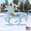 « running cheval », art de jardin paysages
