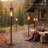 Metal Solar Torch Lights, Solar Tiki Torches, Patented Fire Effect | 1 Pack, Solar Lights Outdoor Waterproof, Adjustable 0-24 In Height, Yard Lights, Ideal For Yard, Patio, Garden, & Pathway