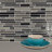 Fusion Gray Interlocking 12 in. x 12 in. Glossy Glass Porcelain Blend Mosaic Wall Tile