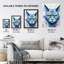 Wall Art Print Weaponized Cat Robot Hybrid Secret Military Schematic Futuristic Complex Arcane Manuscript Gift For Cave Poster