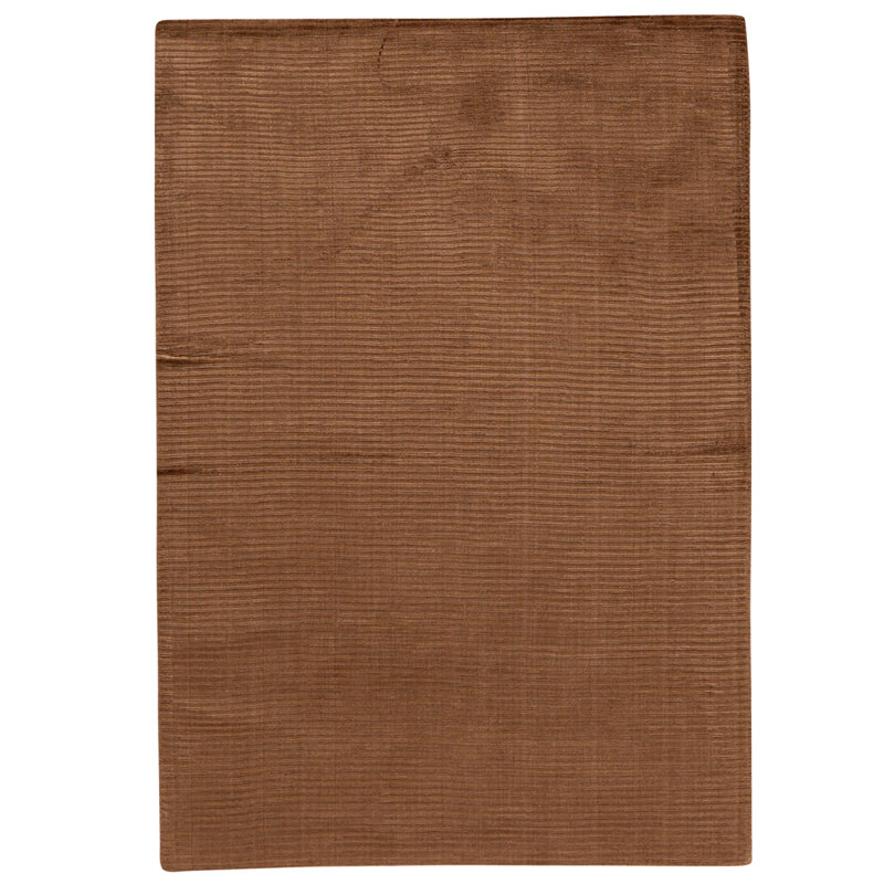 Tapis brun noué à la main de haute qualité