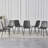 49cm H Tufted Velvet Upholstered Side Chair in Grey-114193806