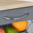 Rolling Grey Kitchen Island Trolley With Drawer & Storage Basket Mobile Drawer, Wire Tray,