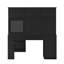 Bureau en L avec chargeur, bureau d'ordinateur avec tiroirs, bibliothèque, bureau d'angle moderne, bureau personnel, bureau d'écriture en L, bureau d'ordinateur en fibre de carbone avec rangement, noir-465168107