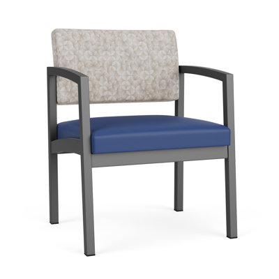 Chaise d'invité en acier Lenox