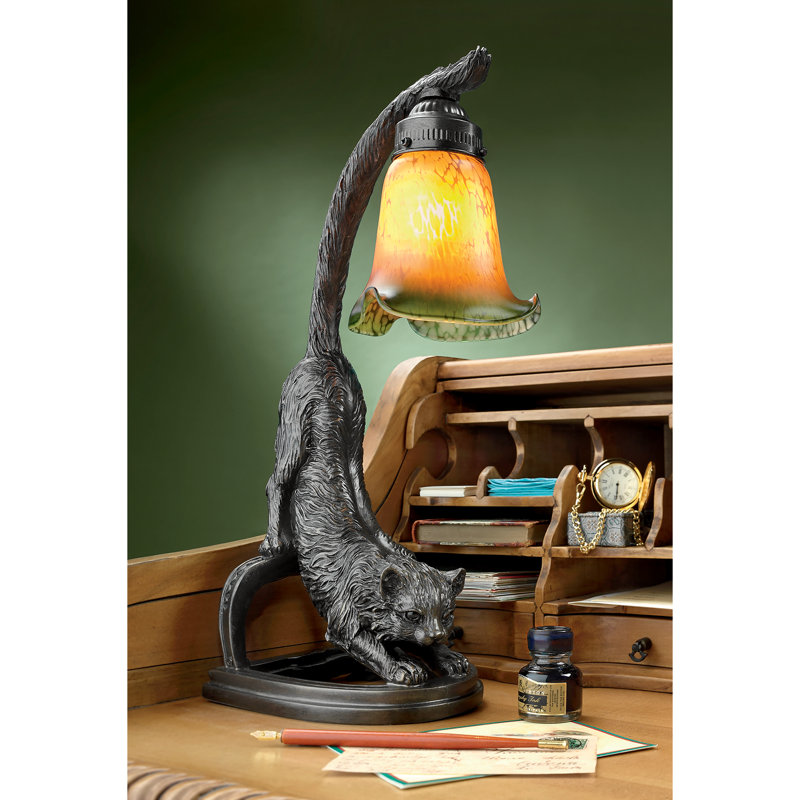 Crouching Cat Arched Table Lamp