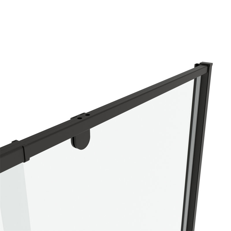 38-42" W X 71" H Piovt Swing Glass Shower Door,Pivot Frame Sliding Shower Door With 1/4"(6Mm) Clear SGCC Tempered Glass Finish Shower Doors,Reversible Installation
