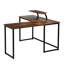 Bureau en L avec rehausse
