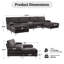 Tennielle 123.62" W 6-Seater U-Shaped Modular Sectional-1266478639