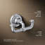 Artifacts® Double Wall Mounted Robe Hook-19194377
