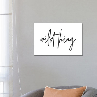 Wild Thing I by Honeymoon Hotel - Wrapped Canvas Print