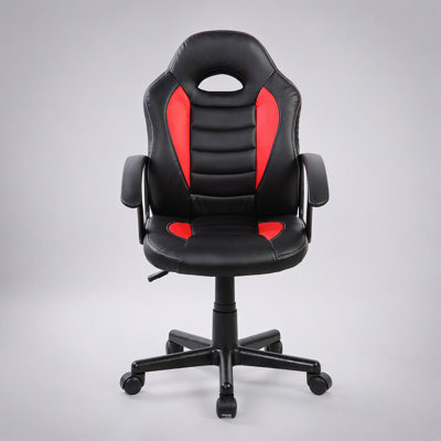 Chaise de jeu et de course pour enfants et étudiants, avec roulettes, design ergonomique pour un confort et un soutien optimaux, idéale pour étudier et jouer.