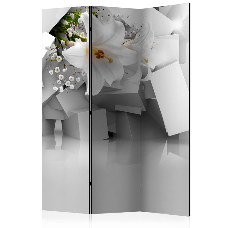 Beula 172cm H Folding Room Divider, 3