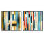 Ensemble de 2 collages carrés Urban Chic-102161878-102161880