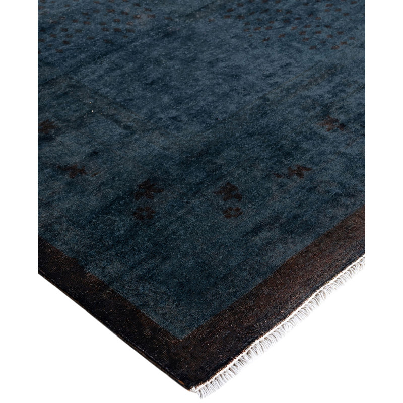 Overdyed One-of-a-Kind 12' 6" X 16' 0" Hand Knotted Area Rug
