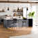 26.75" Leather Counter & Bar Stool with Large Seat and Back