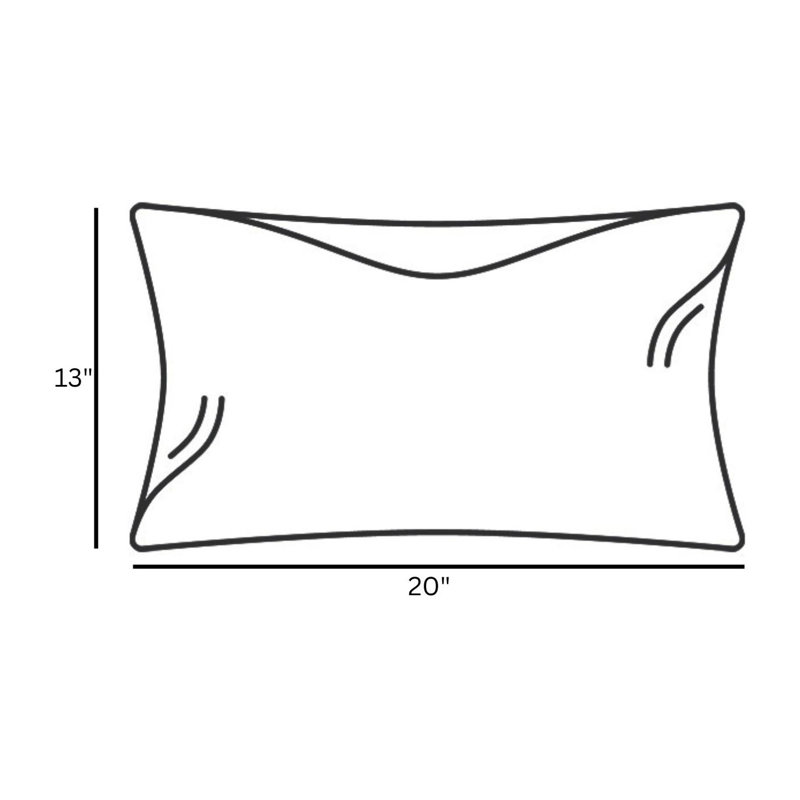 Coussin extérieur Berlin, Rectangle 13"H x 20"W, Plumes, Bleu marine Toile 2