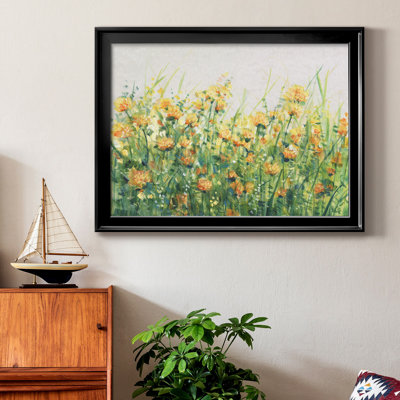 «Garden In Bloom IV», toile encadrée de qualité supérieure - prête à être accrochée