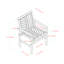 Patio Dining Armchair-664630479