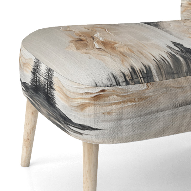 Chaise d'appoint Lake Mountains - Chaise d'appoint Golden Mountain Reflection, Side Chair Armless