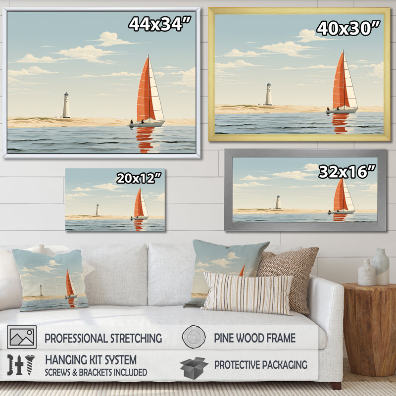 Almida - reproduction sur toile, Cadre flottant blanc, H 24 po x l 32 po x P 1 po