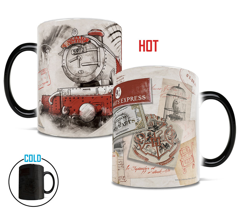 Harry Potter Platform 9¾ Hogwarts Express Morphing Mugs Heat-Changing Drinkware - 11oz Morphing Mugs