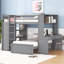 Lit superposé en forme de L avec bureau intégré et garde-robe-791705992-791705999