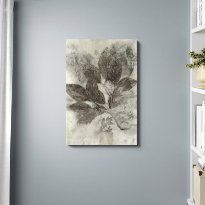 «Dogwood Leaves II» par Kathryn Phillips, reproduction d'art sur toile tendue