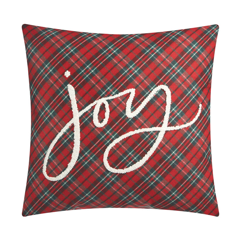 Dearfoams Plaid Reversible Throw Pillow
