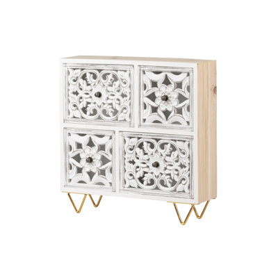 Wood Jewellery Box + Drawers